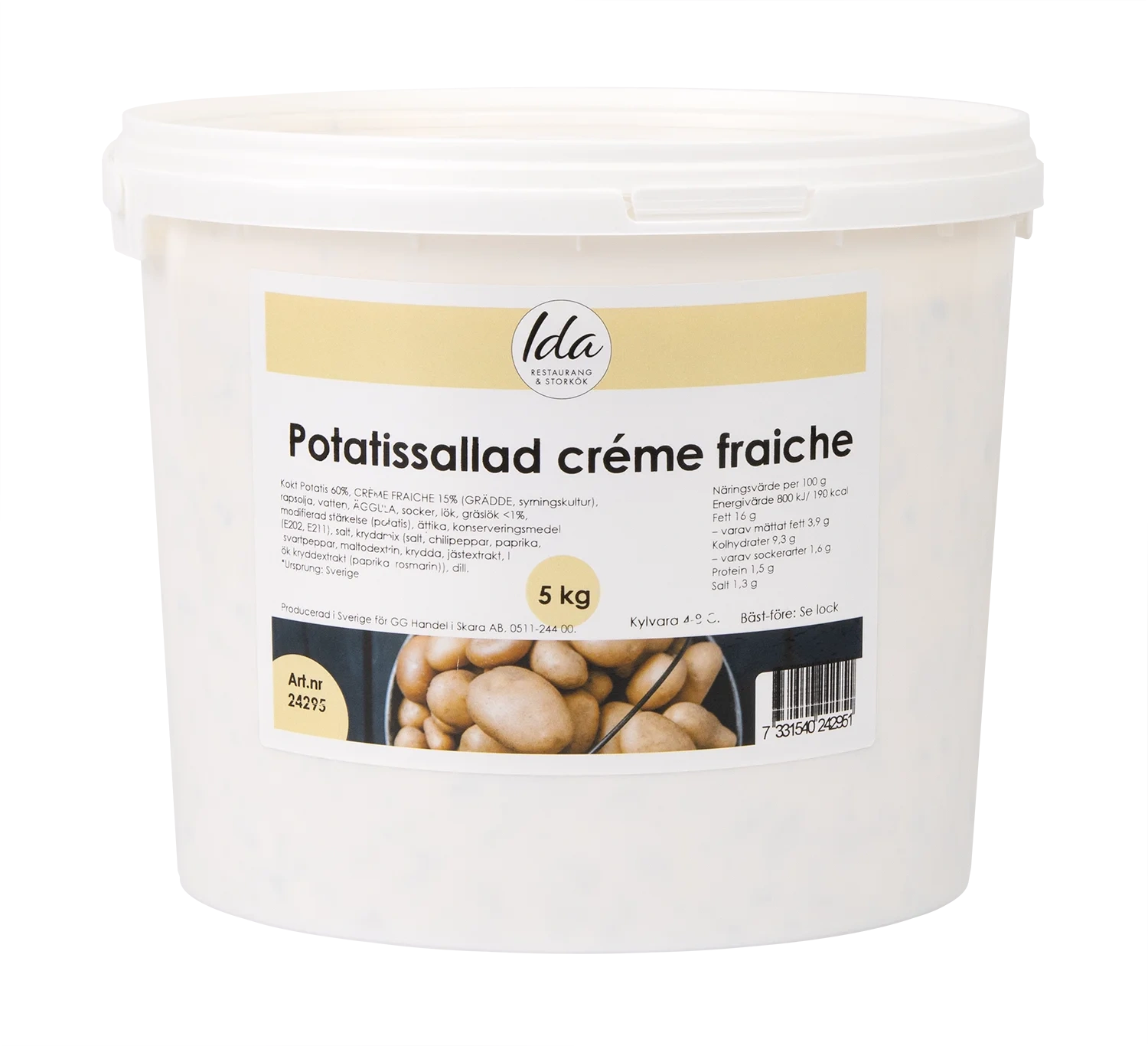 Potatissallad Crème Fraiche