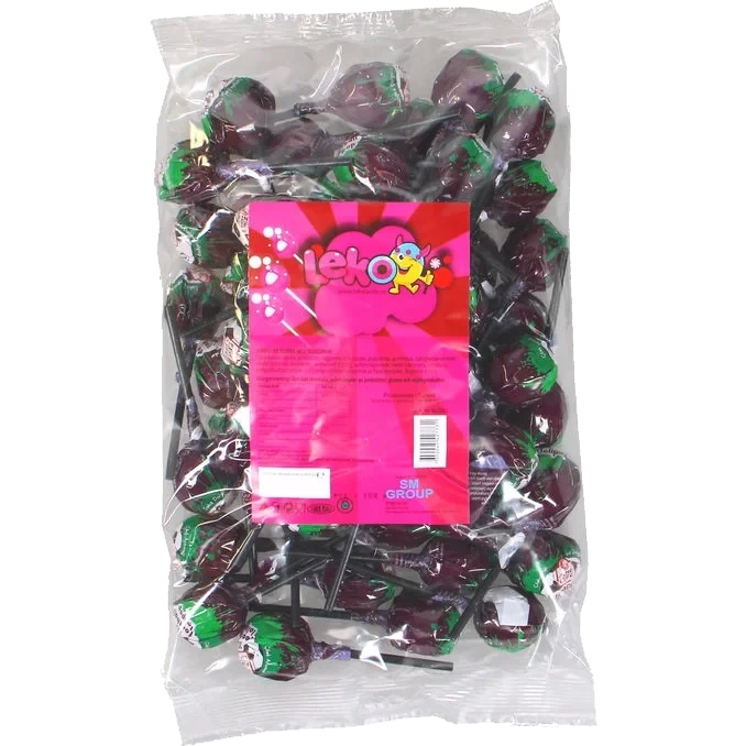 Jordgubbsklubba Tuggummi 48-pack