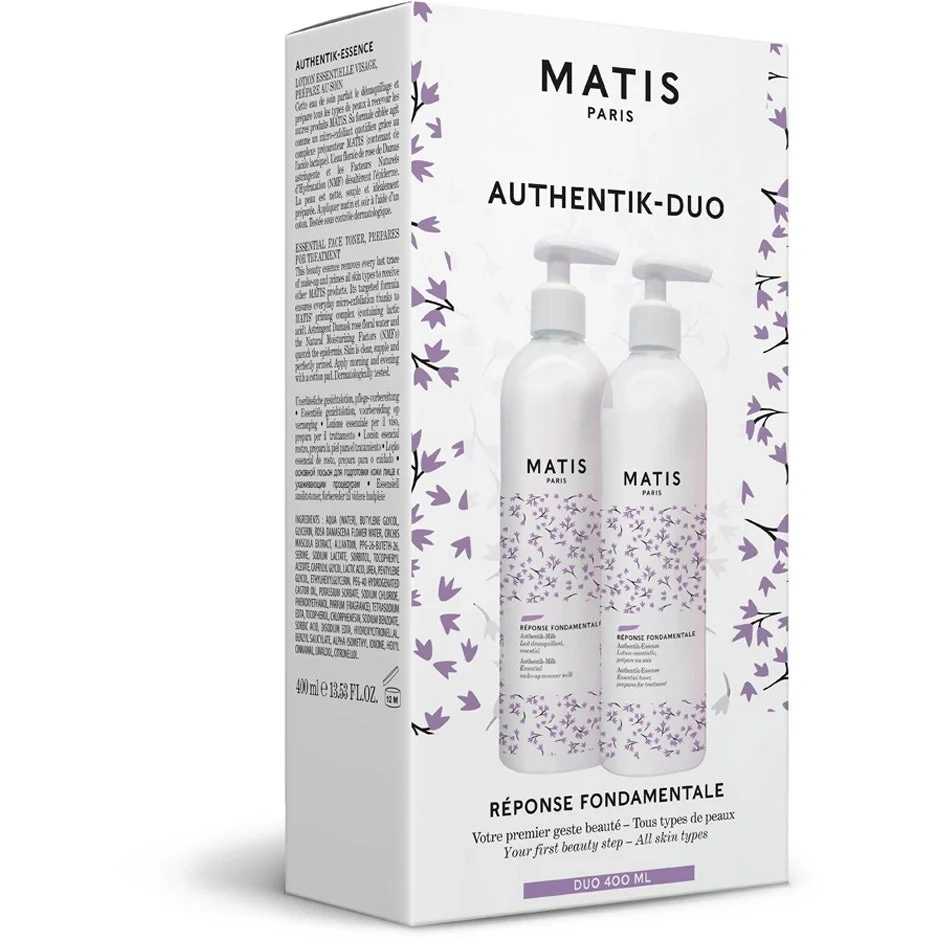 Matis Authentik-Duo 400 ml (Milk + Essence), all skintypes