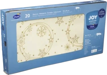 Duni Duk Dunicel 84x84cm Star Shine Vanilje