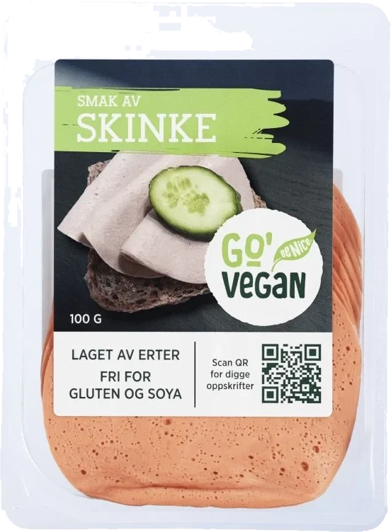 Go'vegan smak av skinke  100g