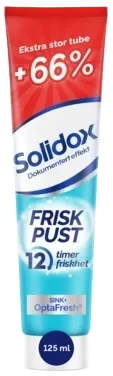 Solidox Tannkrem Frisk Pust 125ml