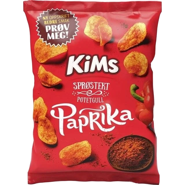 Potetchips Paprika 30g