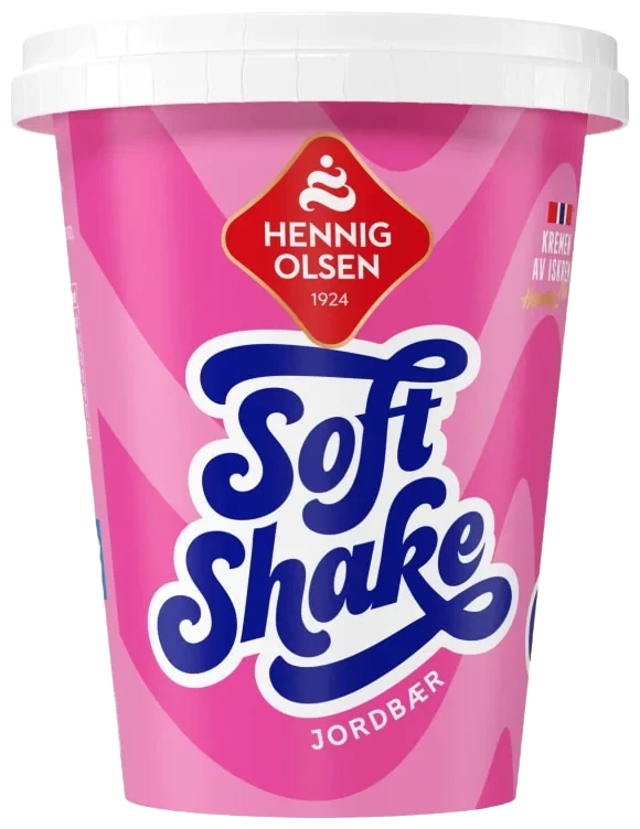 Soft Shake Jordbær 210ml Hennig-Olsen