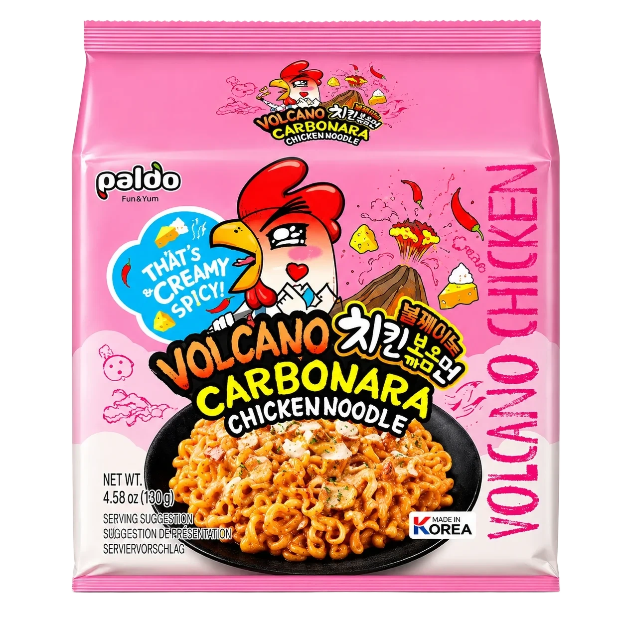 Paldo Volcano Carbonara 4-pack 520g