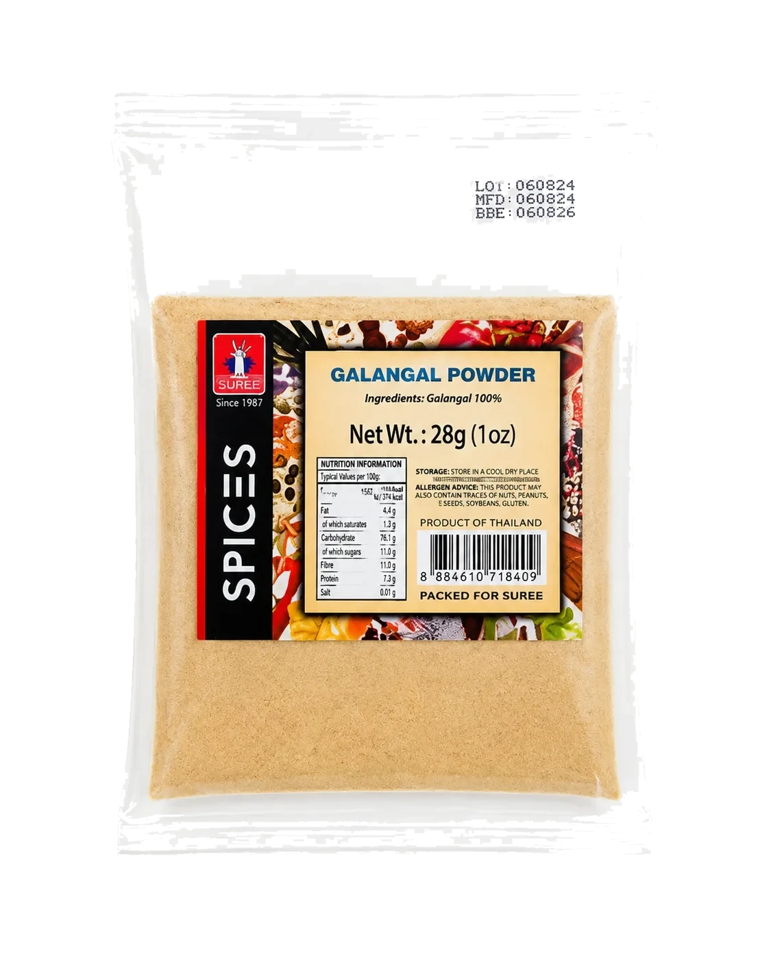 Three Deer Brand Galangal Powder 28g