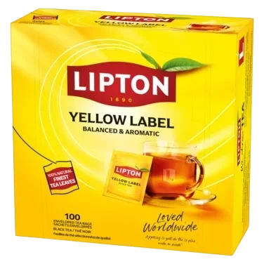 Yellow label te økol.  100poser