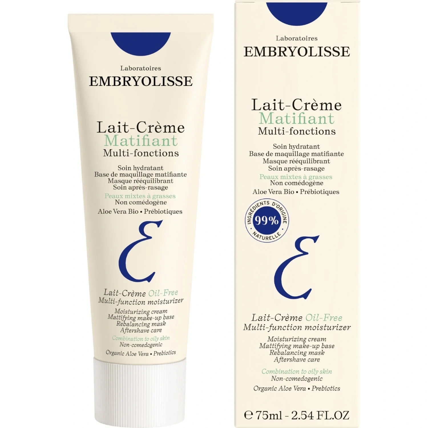 Embryolisse Lait Crème Matifiant Oil Free, 75 ml