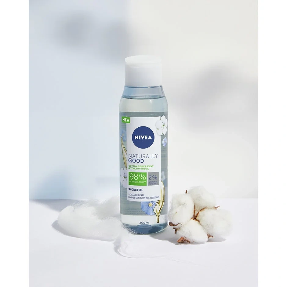 Nivea Shower Naturally Good Cotton Flower 300ml