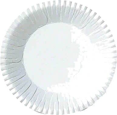 Demobeger 85mm papp hvit   2000stk