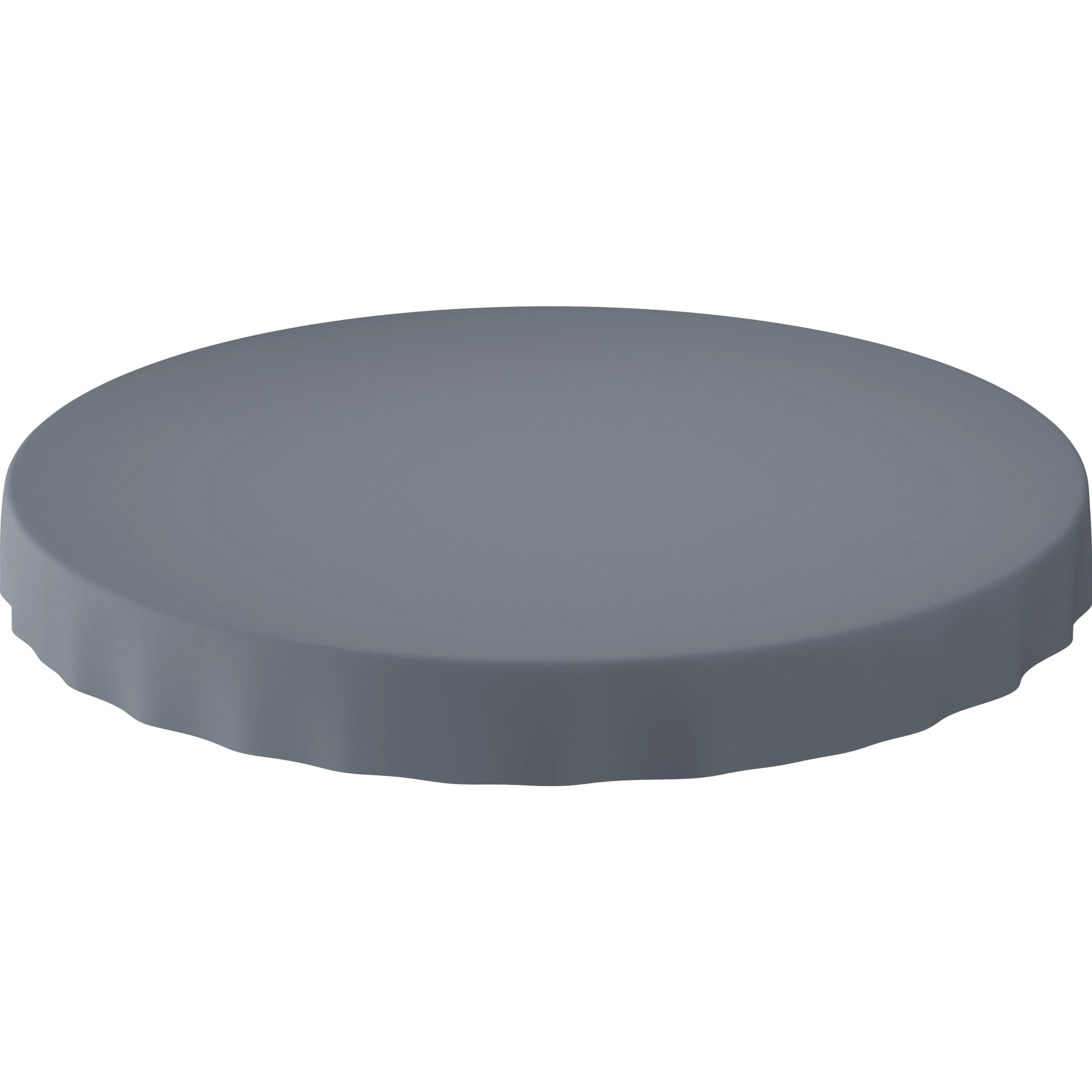 Evolin®-Tischdecke rund Schwarz
