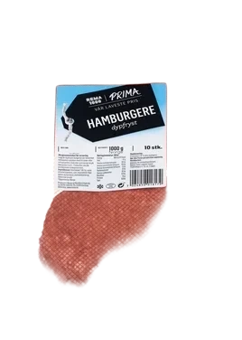 Prima hamburger rå 1kg