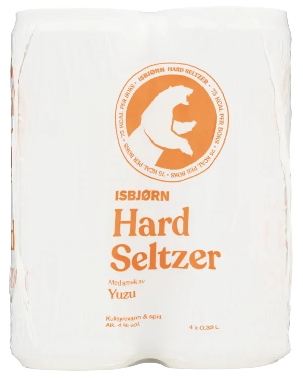 Mack Isbjørn Hard Seltzer Yuzu 0,33lx4 boks