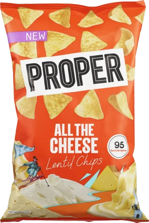Linsechips Cheese 85g Proper