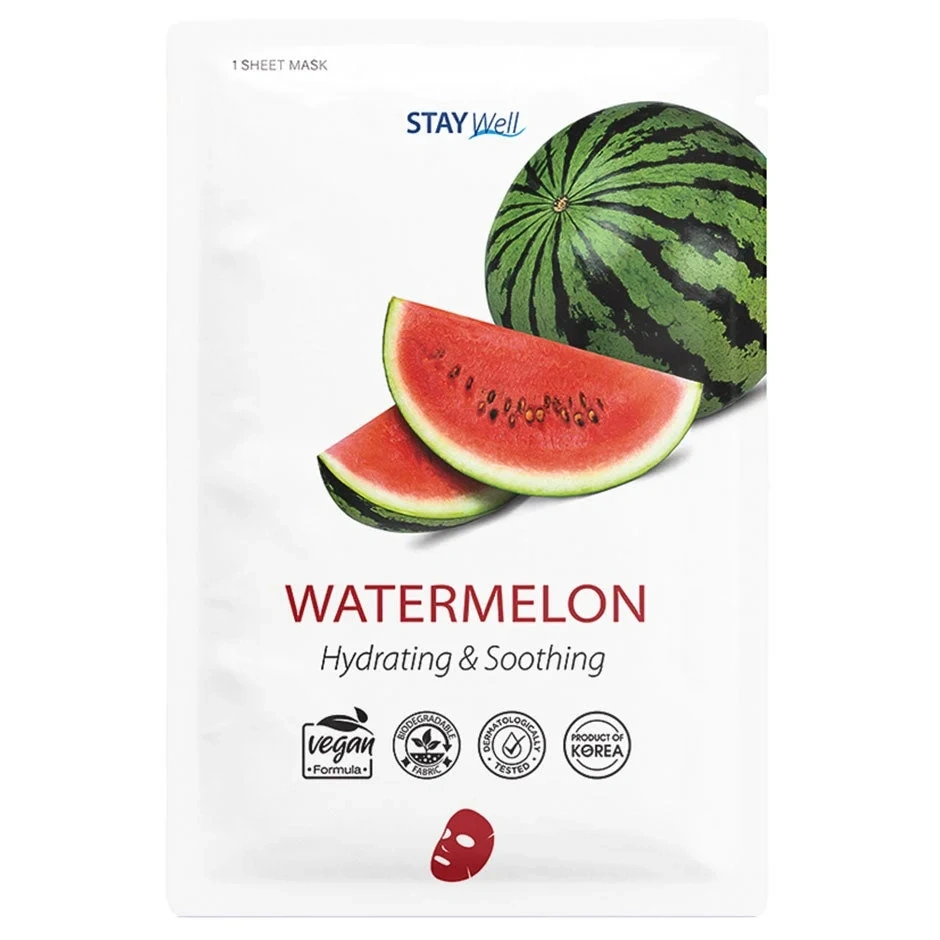 Stay Well Vegan Sheet Mask Watermelon
