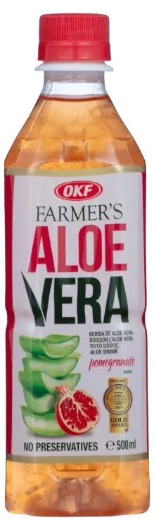 Okf Aloe Vera Granateple 500ml