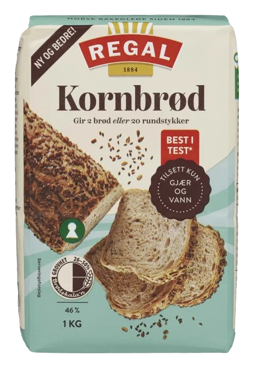 Kornbrød 1kg Regal