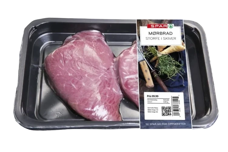 Storfe Mørbrad skivet Ca385g Spar