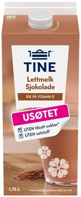 Lettmelk m/sjokolade  1,75l