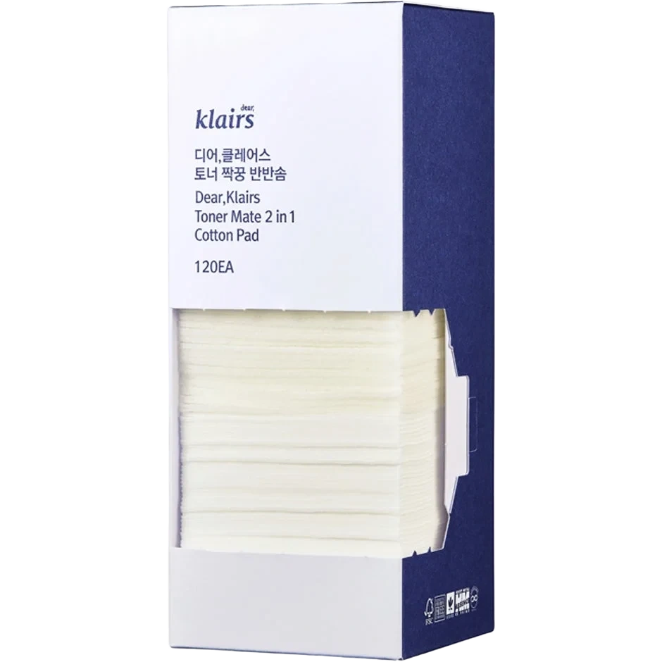 Klairs Toner Mate 2 in 1 Cotton Pad