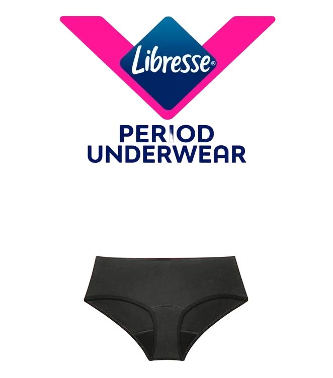 Libresse Menstruse Hipster Svart Xs 1stk