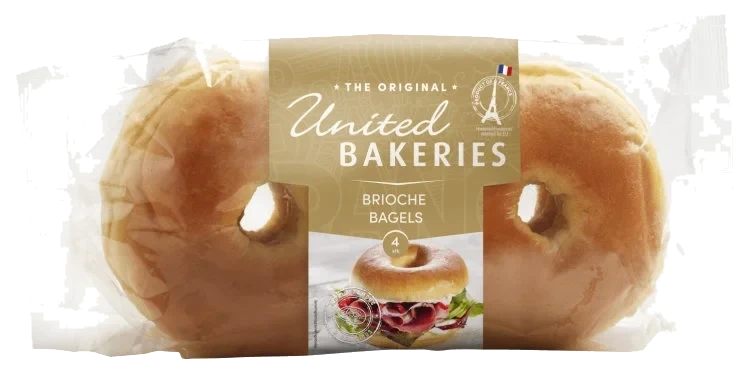 Brioche Bagels 4pk 300g