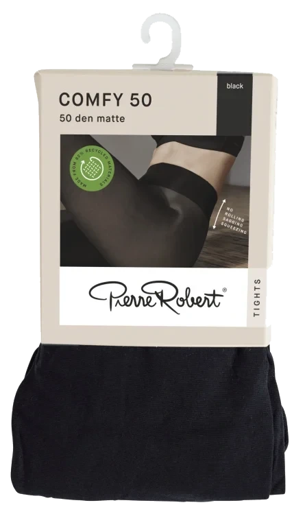 Tights Comfy 50 Den Black 44-48 Pierre-Robert