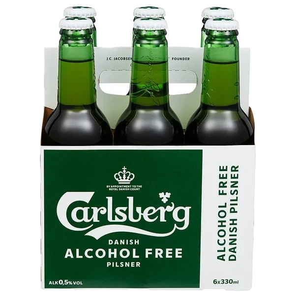 Carlsberg Free 0,33lx6 flaske