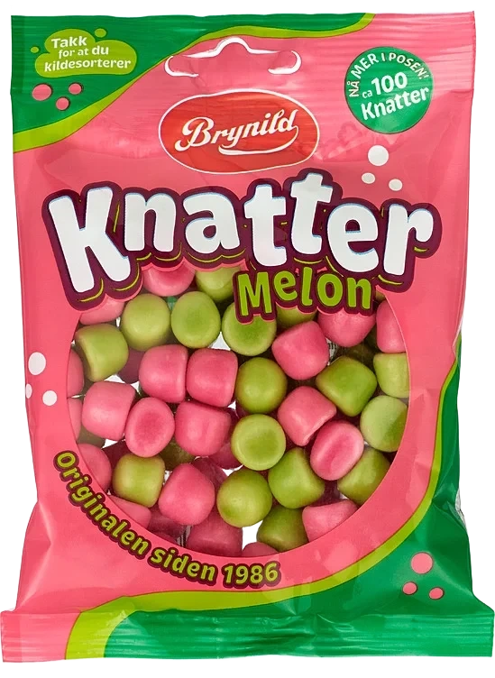 Brynild Knatter Melon 100g 15stk