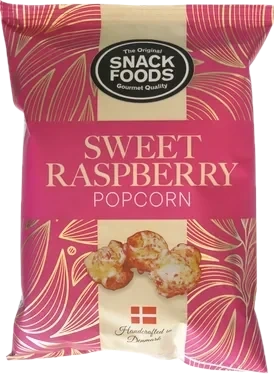 Sf Coated Popcsweetraspberry 50g