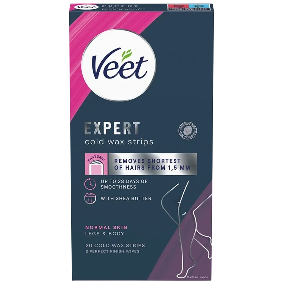 Veet Hårfjerning Voksstrips 20stk