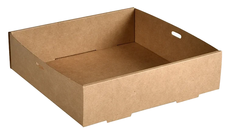 Tray catering 225x226 glance small brun 3000ml  100stk
