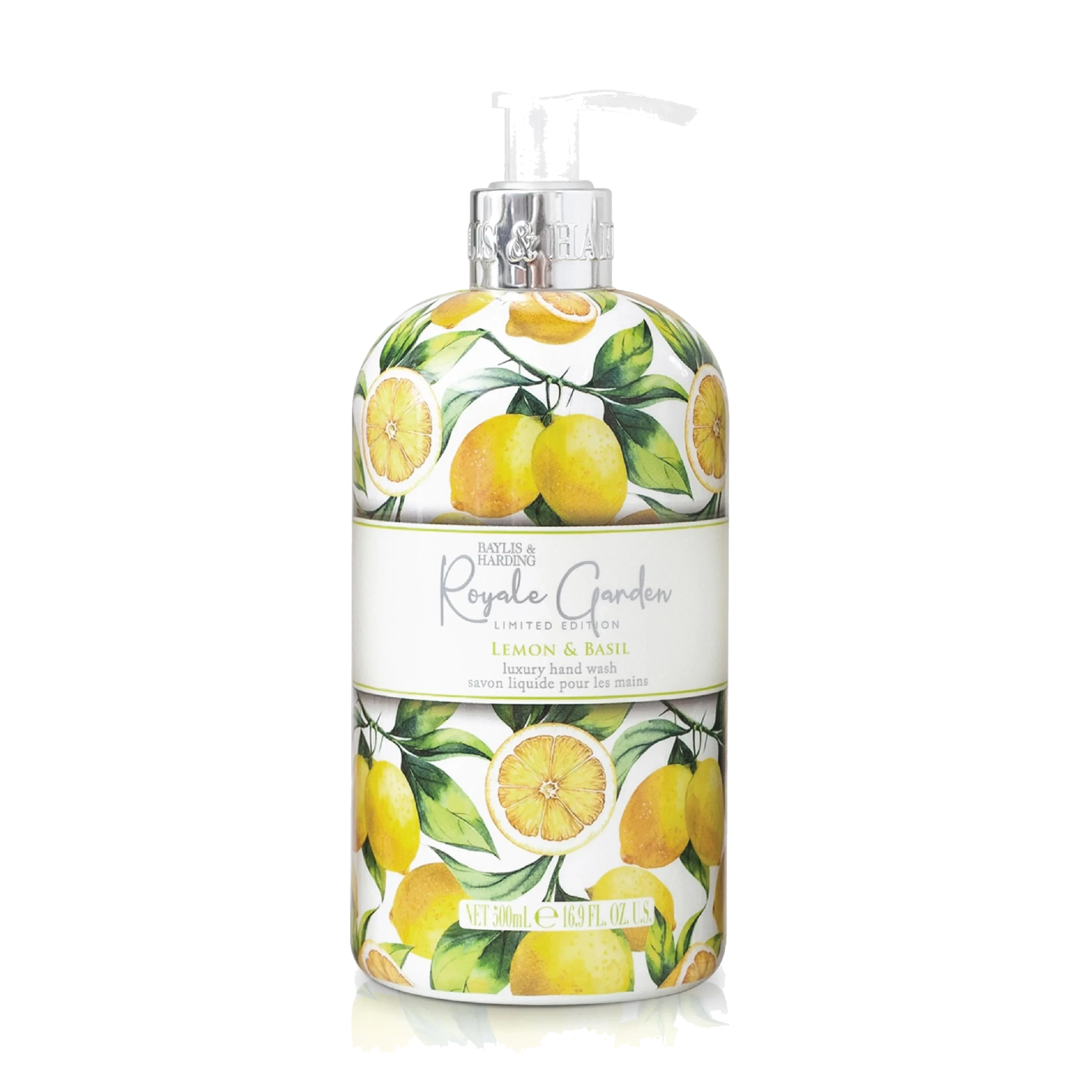 Baylis & Harding Royal Garden Lemon & Basil Hand Wash, 500 ml