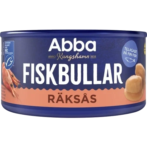 Fiskbullar i Räksås