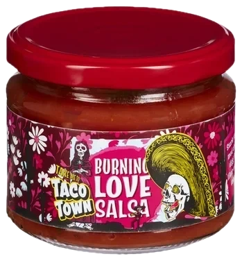 andre merkevarer Taco Town Burning Love Salsa