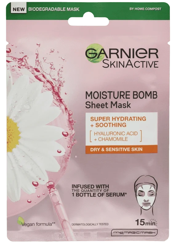 Garnier Skin Active Tisue Mask Moisture Bomb