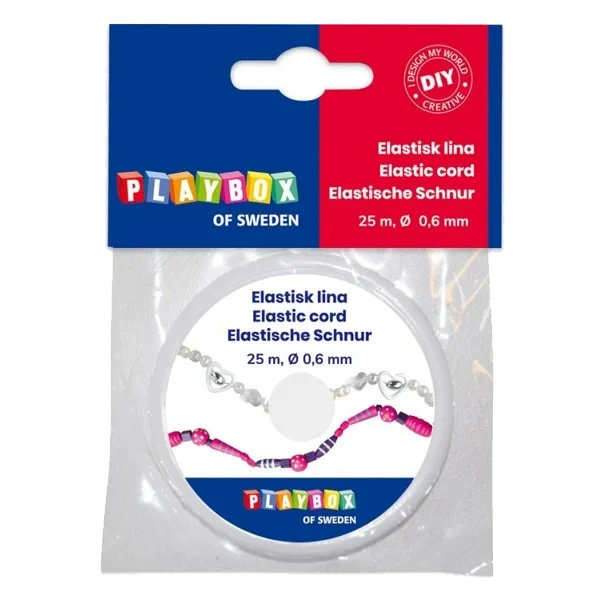 Elastisk Snor 25 M Transparent