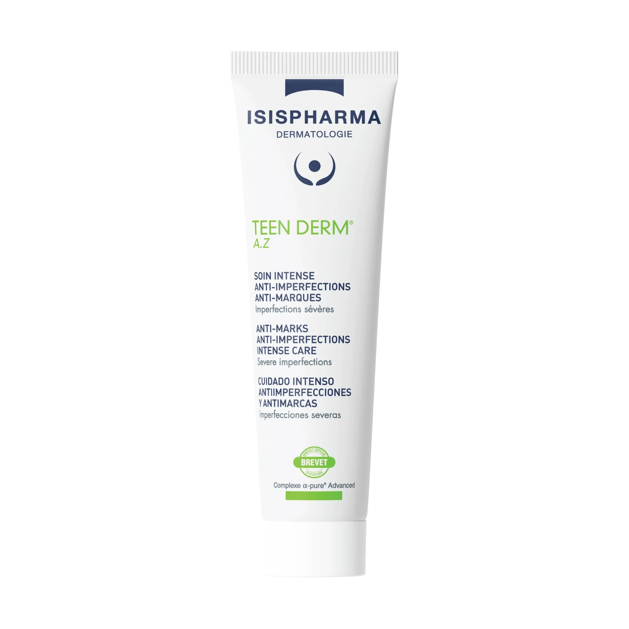 Isispharma Teen Derm A.Z Ansiktskrem, 30 ml