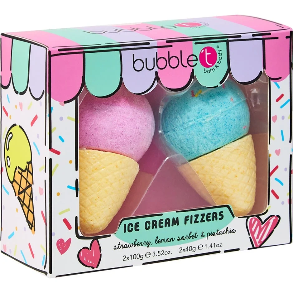 BubbleT Cartoon Ice Cream Bath Fizzer Set