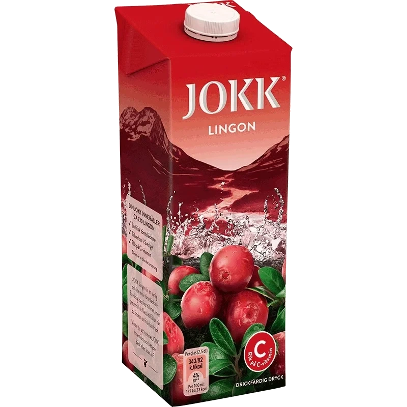 Lingon drickfärdig