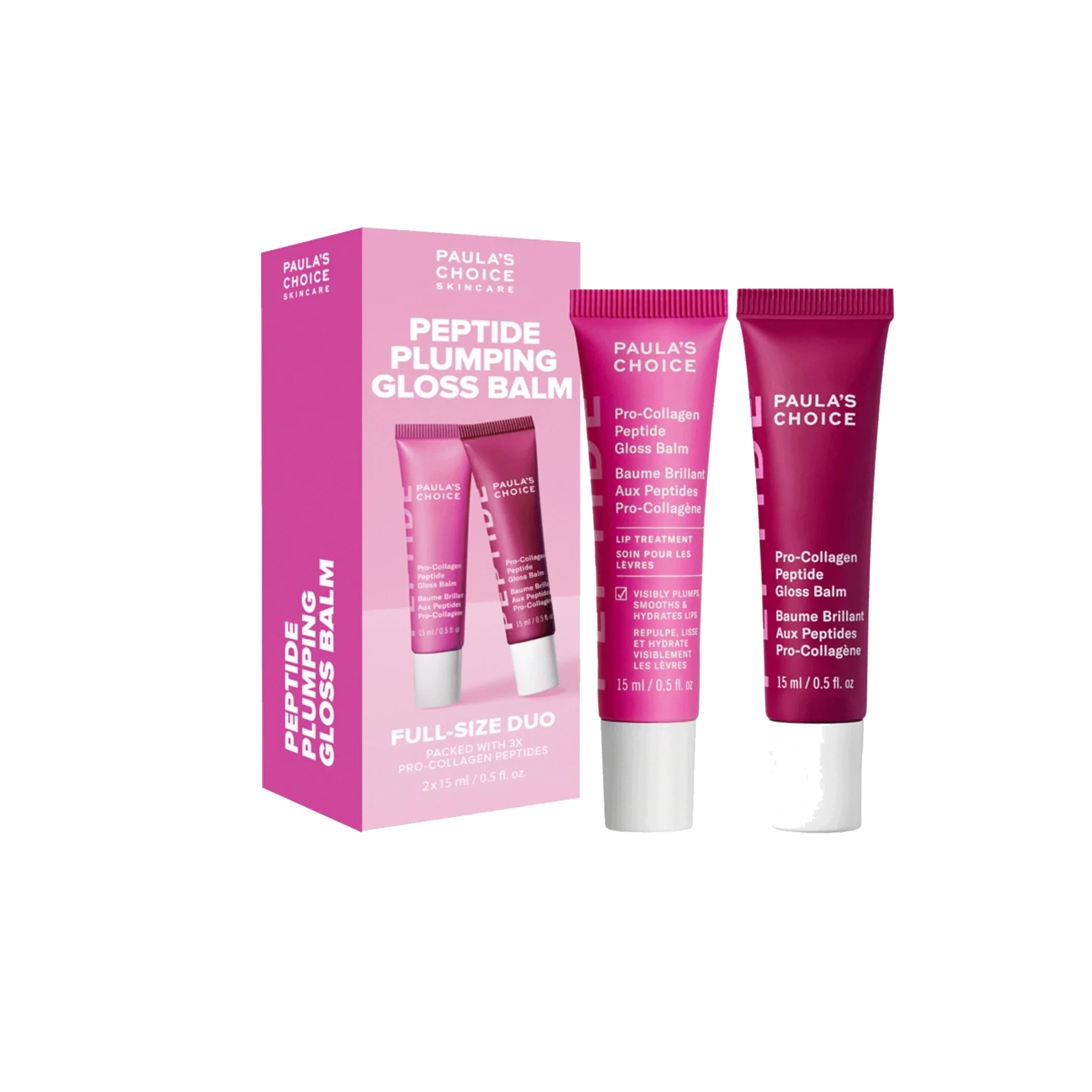 Paula's Choice The Peptide Plumping Gloss Balm Duo Paula's Choice The Peptide Plumping Gloss Balm Duo