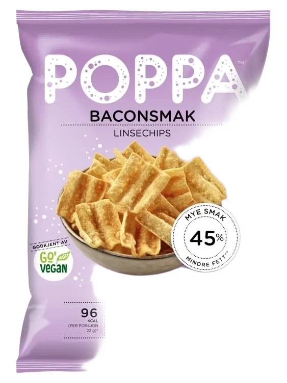 Poppa Linse Bacon 65g