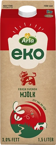 Färsk standardmjölk 3.0%