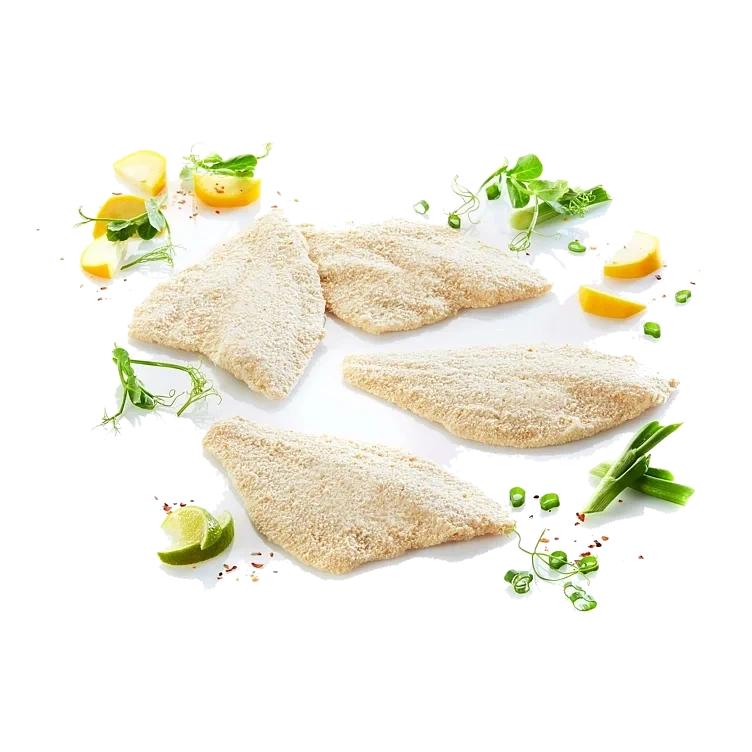 Delicrisp Rødspettefilet, Panert, 70-100g, 60% Fisk, 5 Kg, Frost, Msc