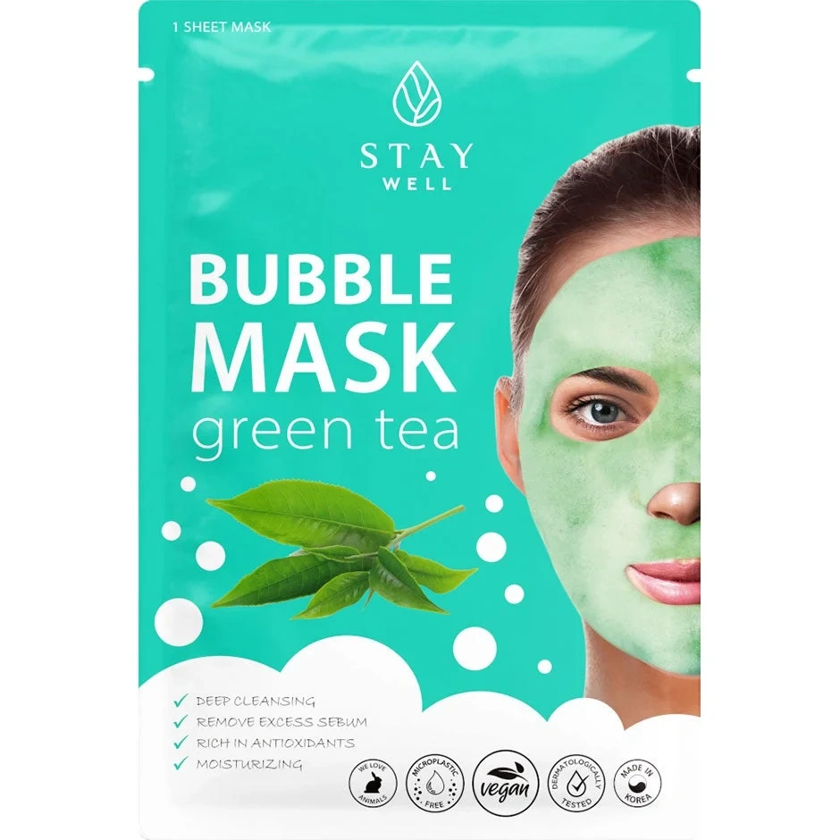 Stay Well Deep Cleansing Bubble Mask Green Tea