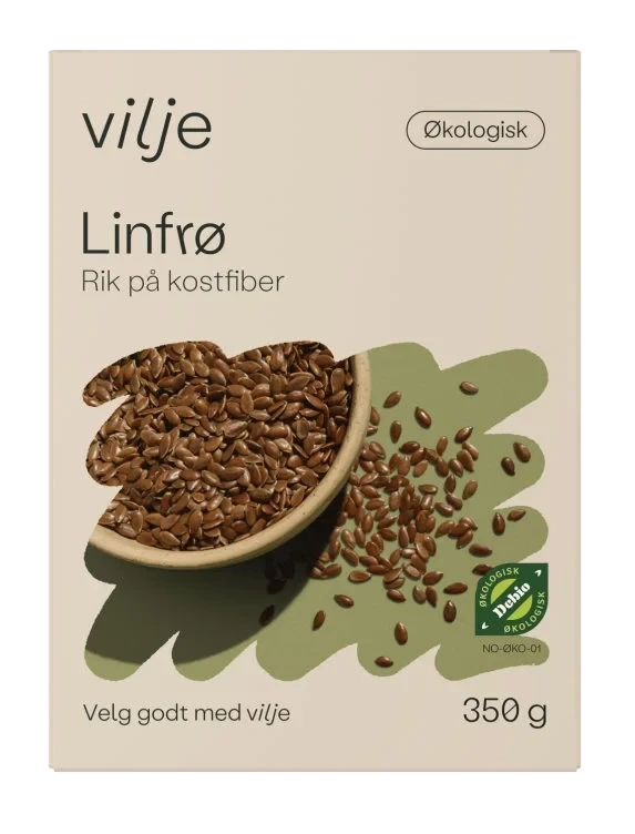 Linfrø Økologisk 350g Vilje