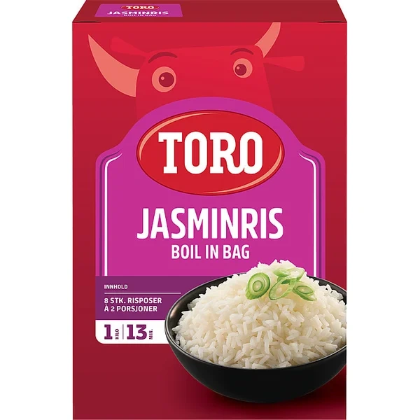 Jasminris Boil In Bag 1kg Toro