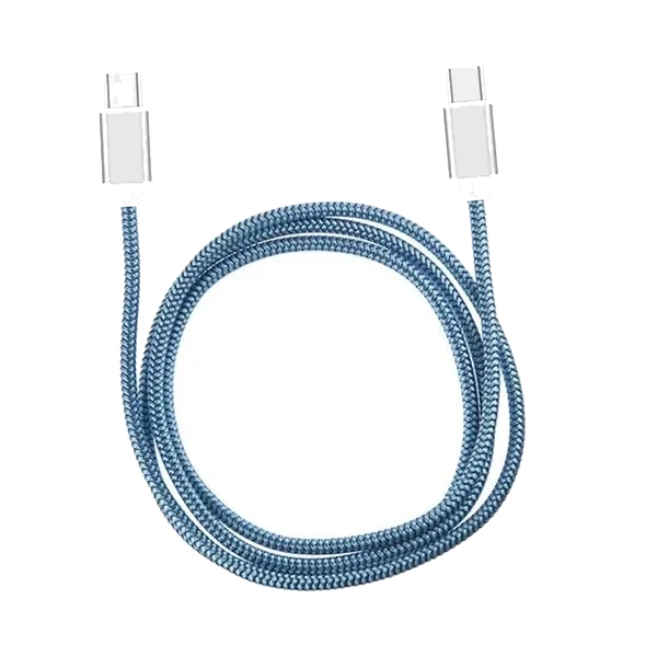 Metallic Ladekabel USB c til USB C - 1 meter