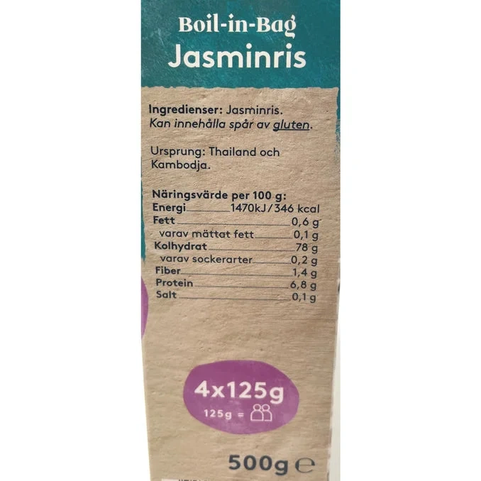 Zeinas Boil-in-Bag Jasminris