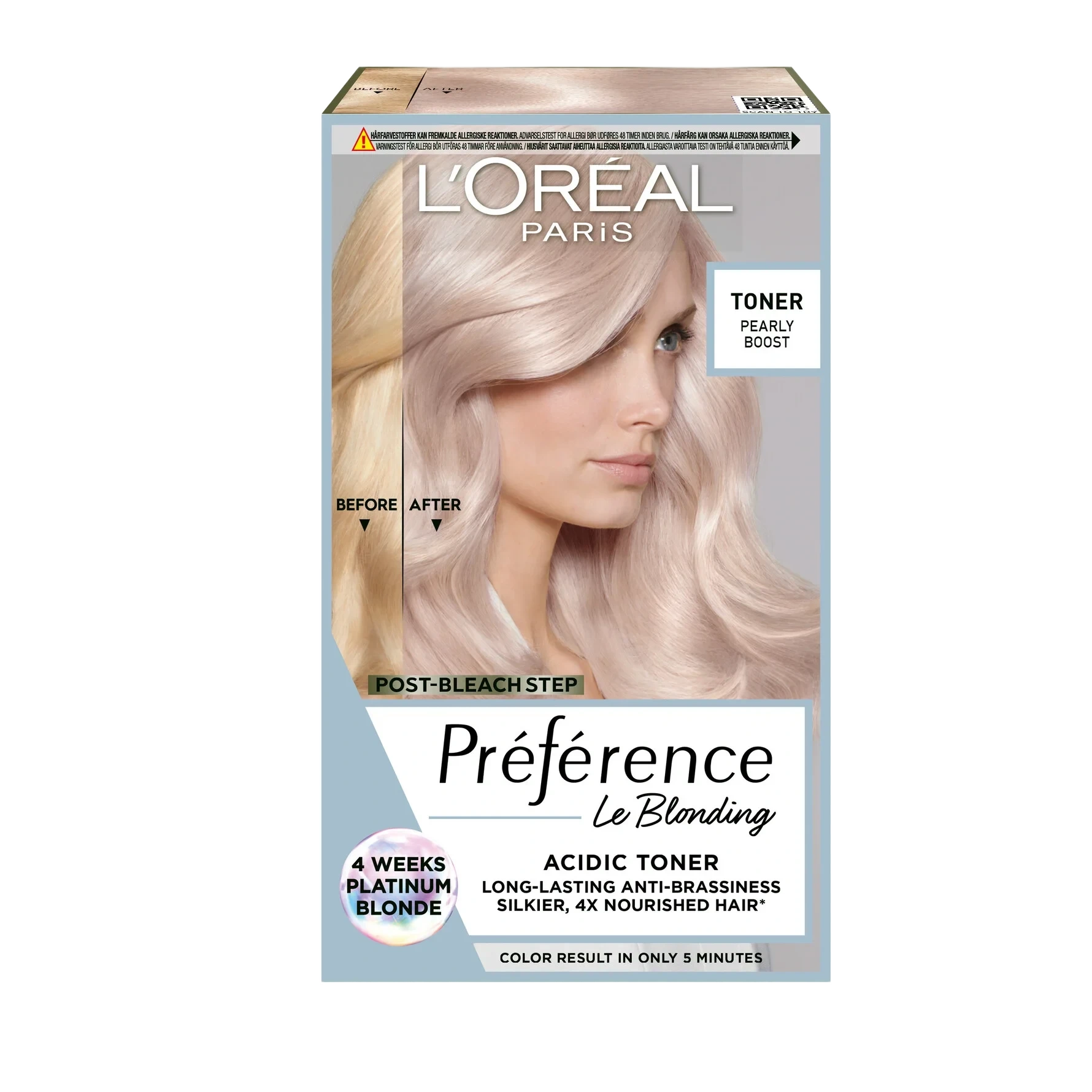 L'Oréal Paris Préférence Le Blonding Acidic Hair Toner 02 Pearly Boost